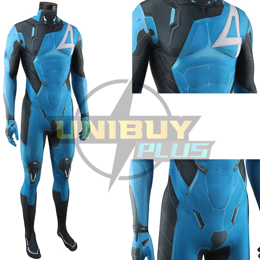 Marvel Rivals Mr. Fantastic Costume Cosplay Suit Reed Richards Bodysuit For Kids Adult Ver 2 Unibuyplus