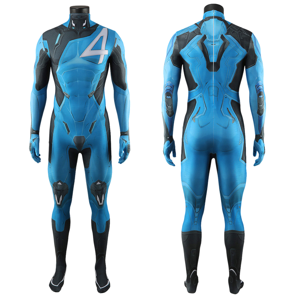 Marvel Rivals Mr. Fantastic Costume Cosplay Suit Reed Richards Bodysuit For Kids Adult Ver 2 Unibuyplus