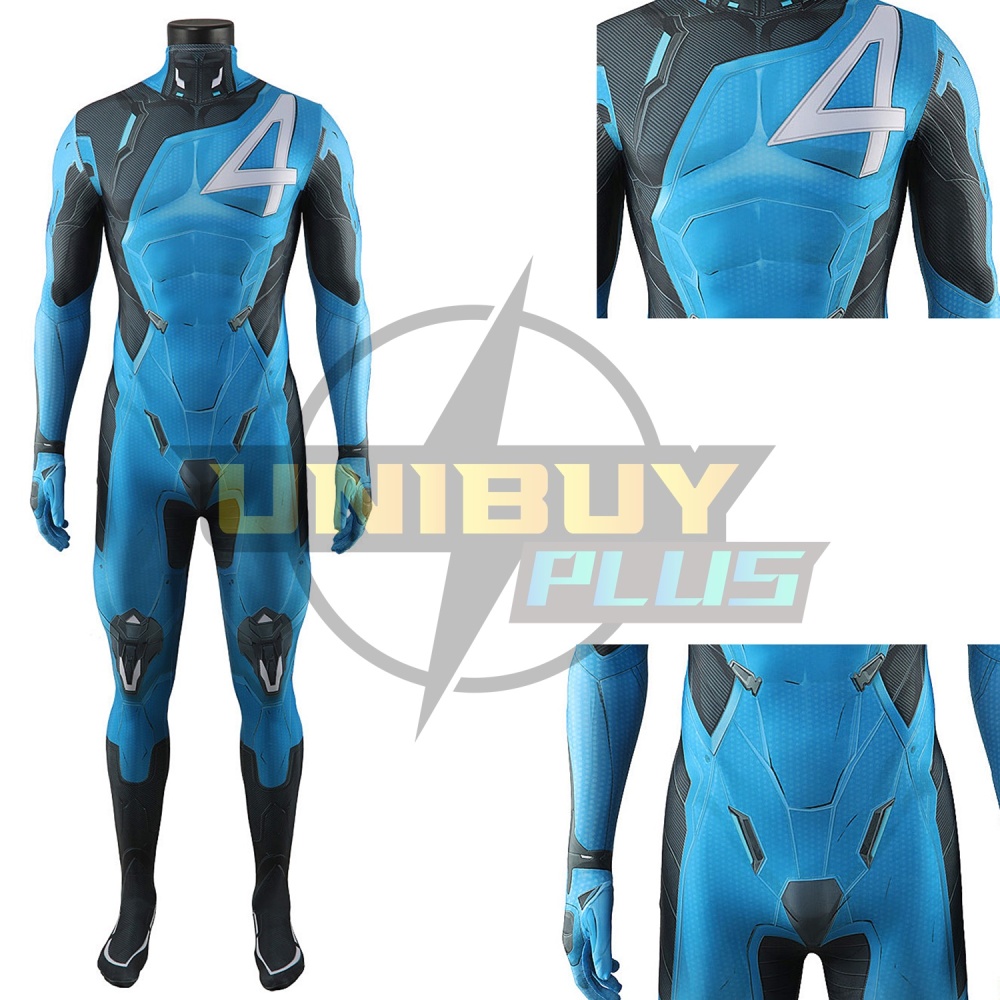 Marvel Rivals Mr. Fantastic Costume Cosplay Suit Reed Richards Bodysuit For Kids Adult Ver 2 Unibuyplus