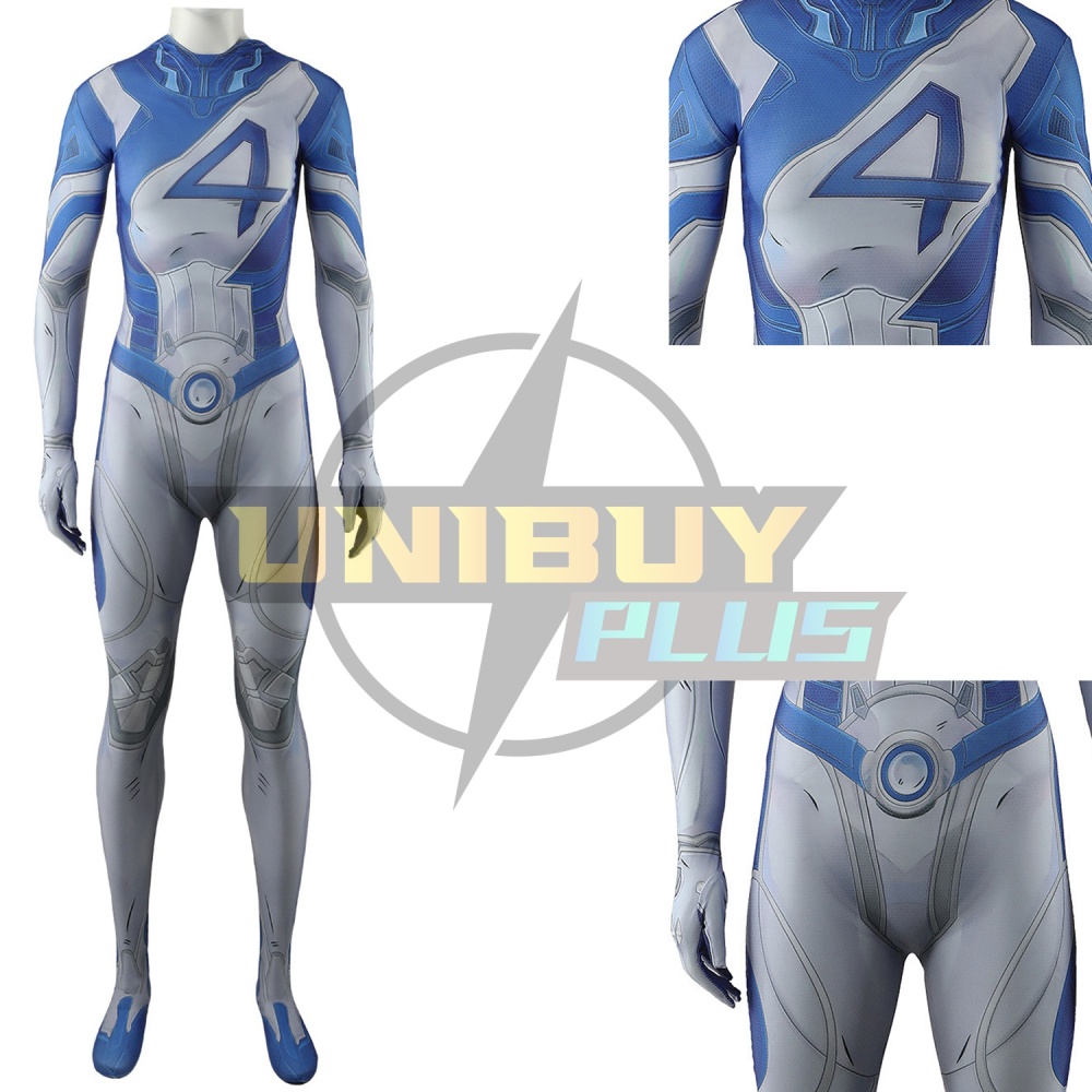 Marvel Rivals Invisible Woman Costume Cosplay Suit Susan Storm Bodysuit For Kids Adult Unibuyplus