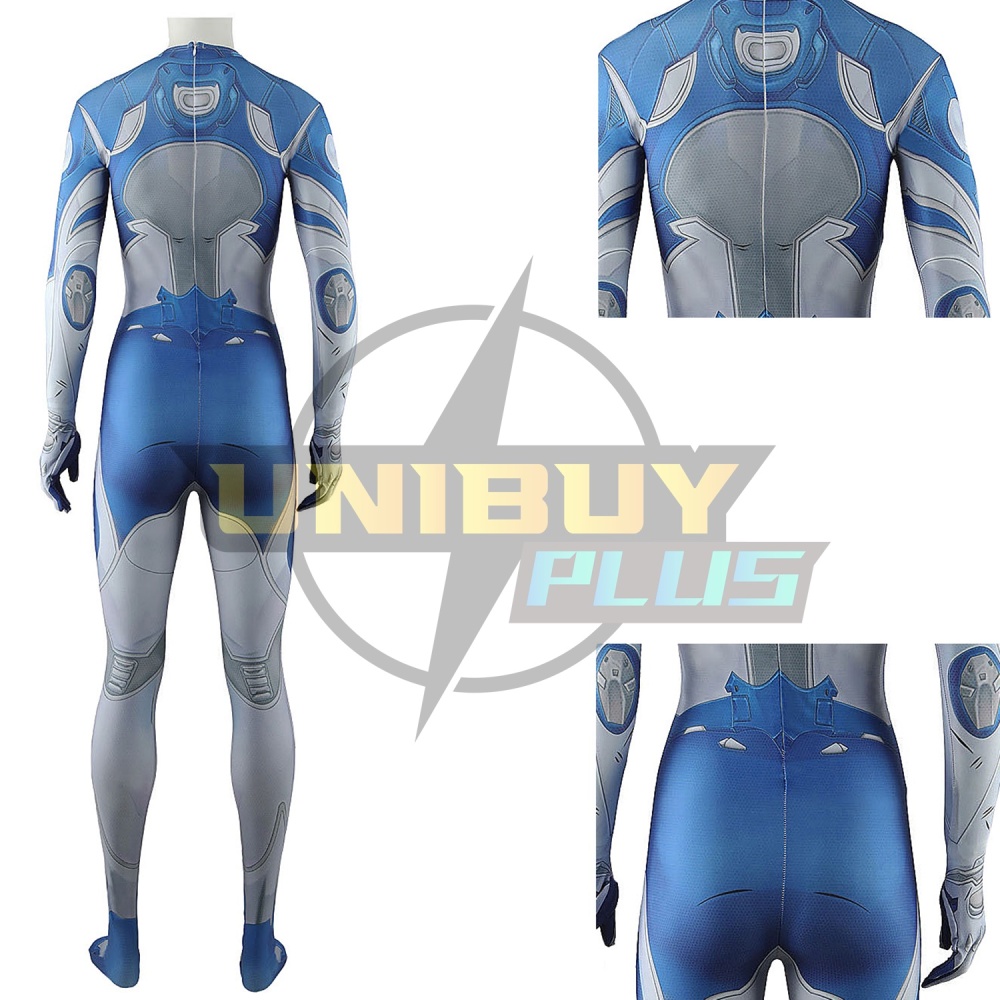 Marvel Rivals Invisible Woman Costume Cosplay Suit Susan Storm Bodysuit For Kids Adult Unibuyplus