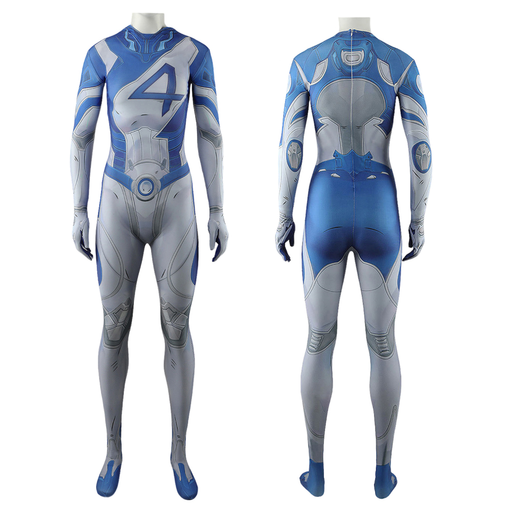 Marvel Rivals Invisible Woman Costume Cosplay Suit Susan Storm Bodysuit For Kids Adult Unibuyplus