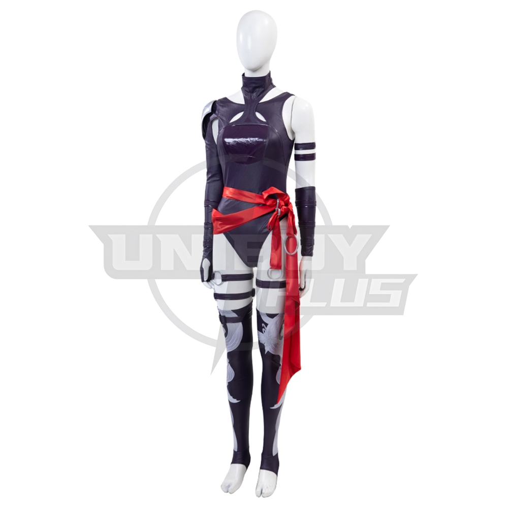 Marvel Rivals Psylocke Costume Cosplay Suit Elizabeth "Betsy" Braddock Vengeance Ver 2 Unibuyplus