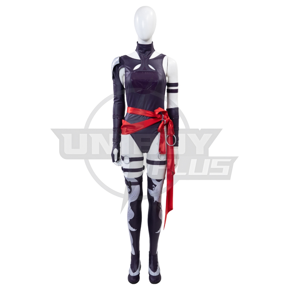 Marvel Rivals Psylocke Costume Cosplay Suit Elizabeth "Betsy" Braddock Vengeance Ver 2 Unibuyplus