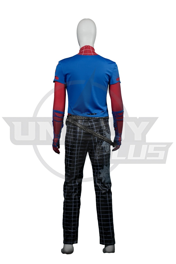 Spider-Man: Into the Spider-Verse Spider-Punk Costume Cosplay Suit Hobart Brown Unibuyplus