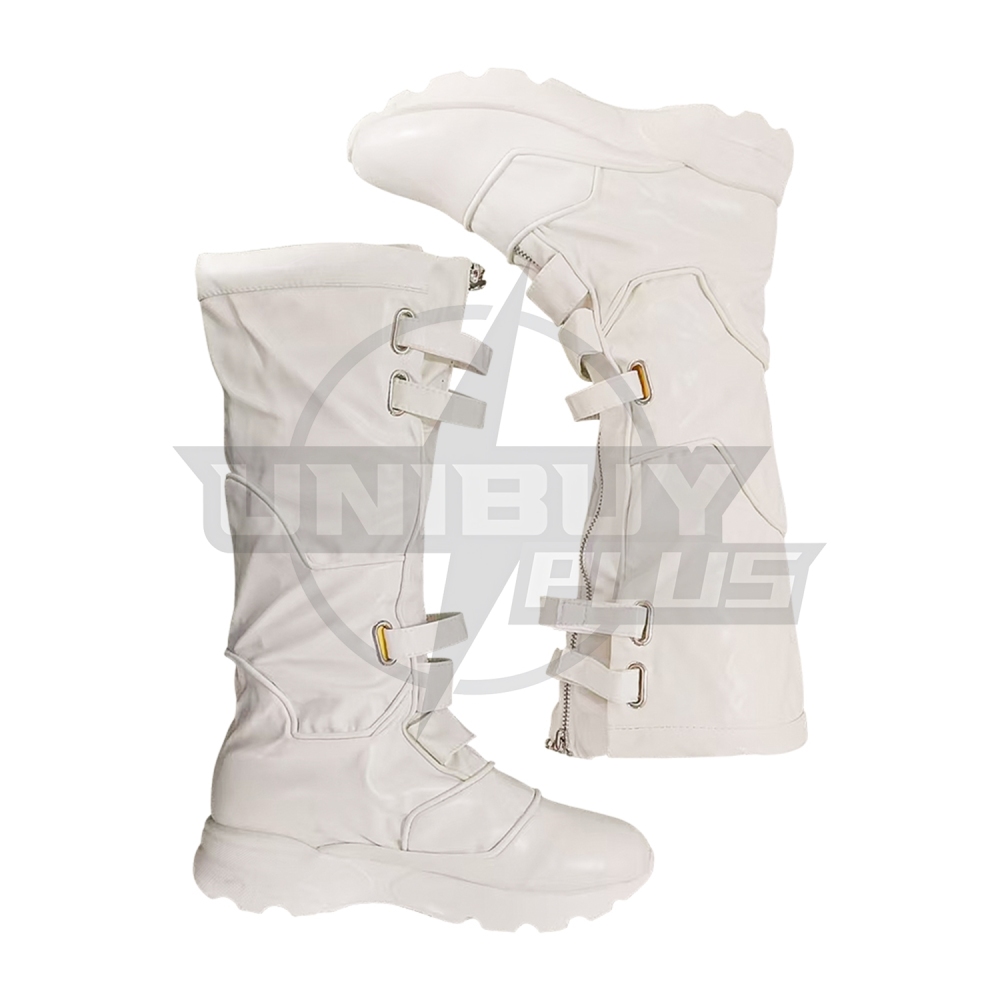 Black Widow Cosplay Shoes Women Boots Natasha Romanoff White Version Unibuy