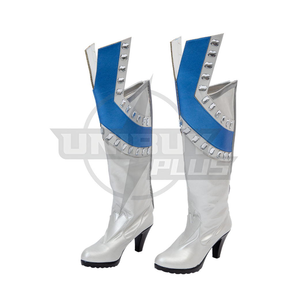 Marvel Rivals Emma Frost Shoes Cosplay Women Boots Unibuyplus