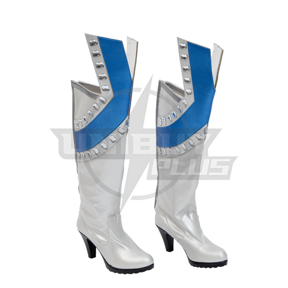 Marvel Rivals Emma Frost Shoes Cosplay Women Boots Unibuyplus