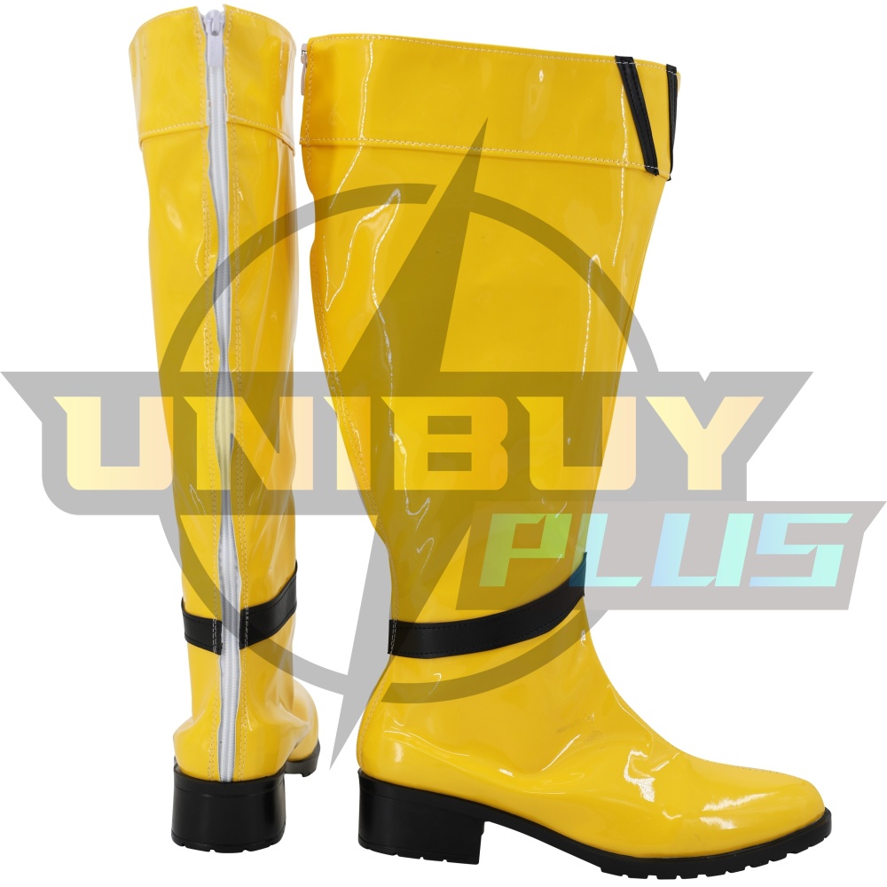 Super Sentai Yellow ranger Cosplay Shoes Men Boots Unibuyplus