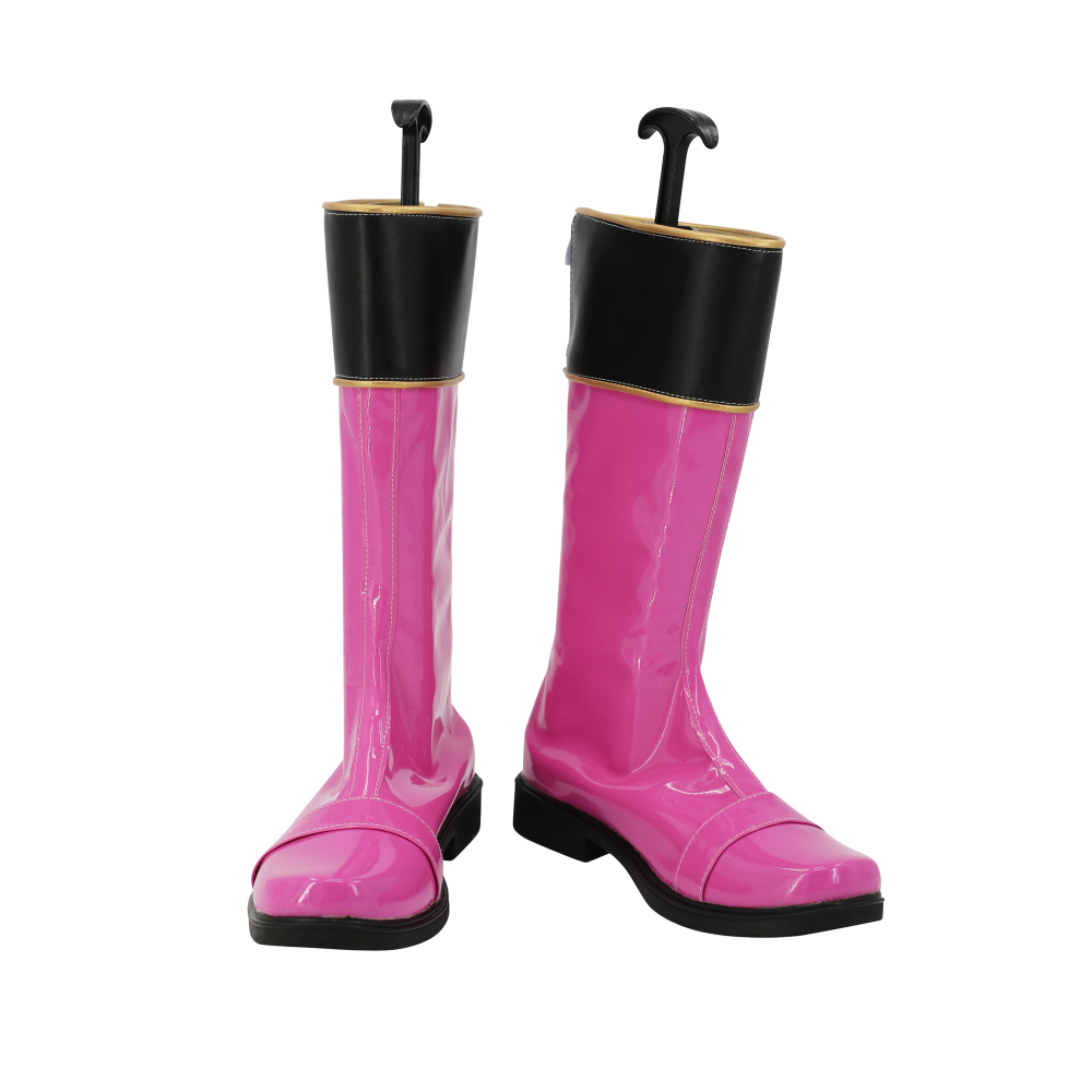 Mahō Sentai Magiranger	Pink Magician Cosplay Shoes Women Boots Unibuyplus