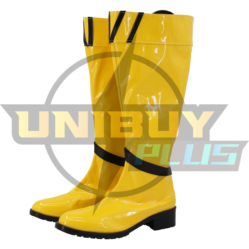 Super Sentai Yellow ranger Cosplay Shoes Men Boots Unibuyplus