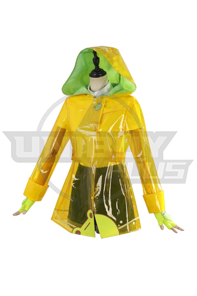 Overwatch Mei Raincoat Costume Cosplay Suit Unibuyplus