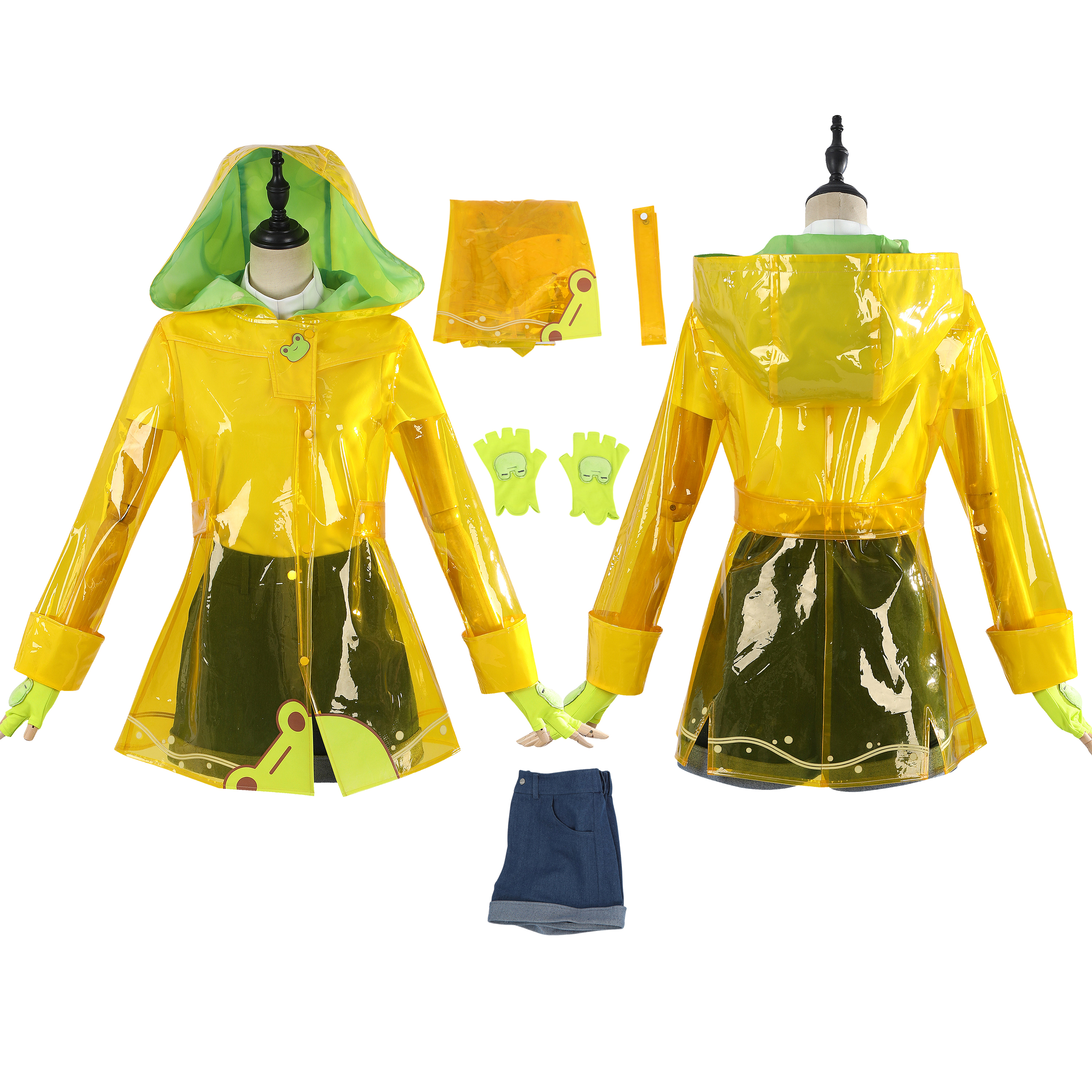 Overwatch Mei Raincoat Costume Cosplay Suit Unibuyplus