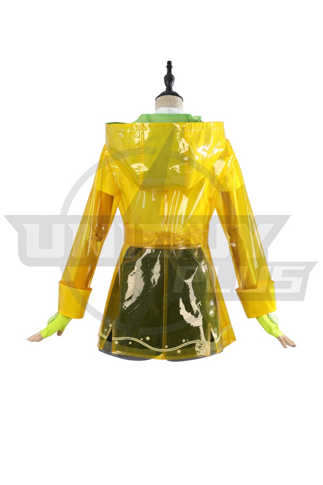 Overwatch Mei Raincoat Costume Cosplay Suit Unibuyplus