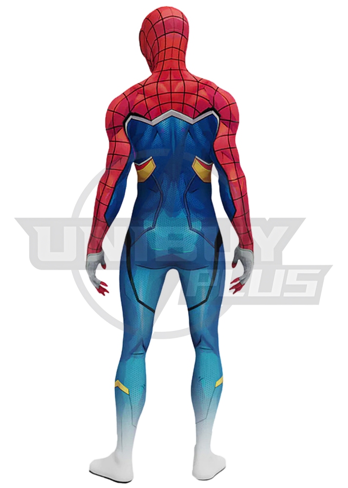 Marvel Rivals Spider-Punk Costume Cosplay Suit Bodysuit For Kids Adult Unibuyplus