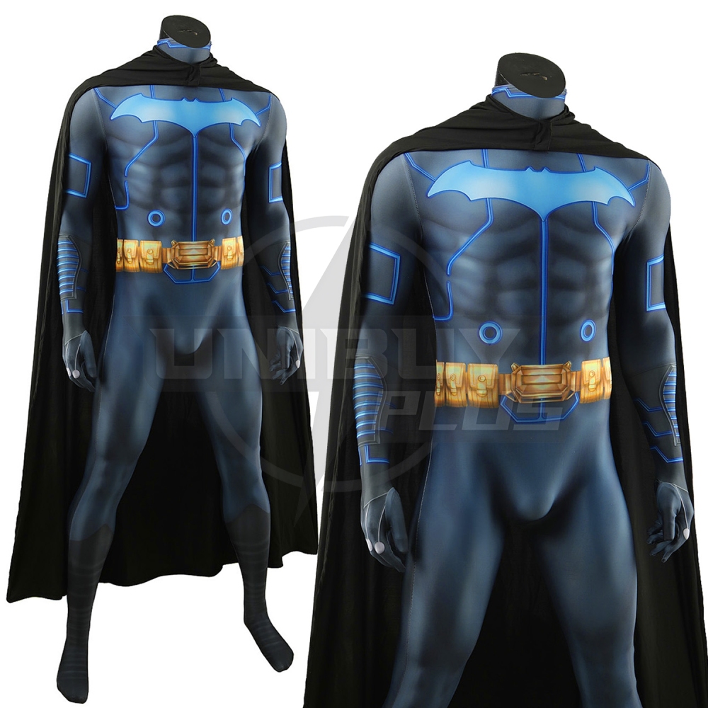 Batman with the Mobius Chair Costume Cosplay Suit Bodysuit For Kids Adult Unibuyplus