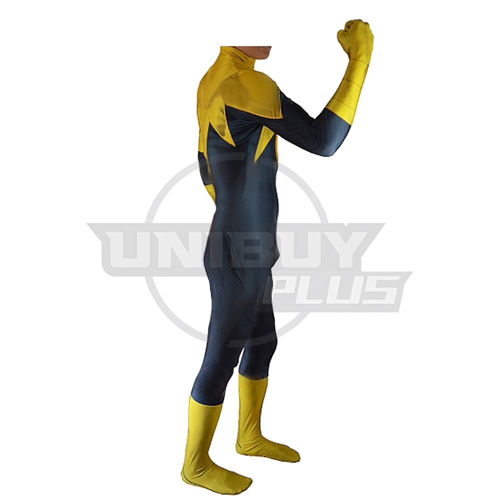 Green Lantern	Yellow Lanterns Costume Cosplay Suit Sinestro Corps Bodysuit For Kids Adult Unibuyplus