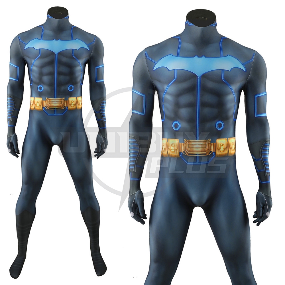 Batman with the Mobius Chair Costume Cosplay Suit Bodysuit For Kids Adult Unibuyplus