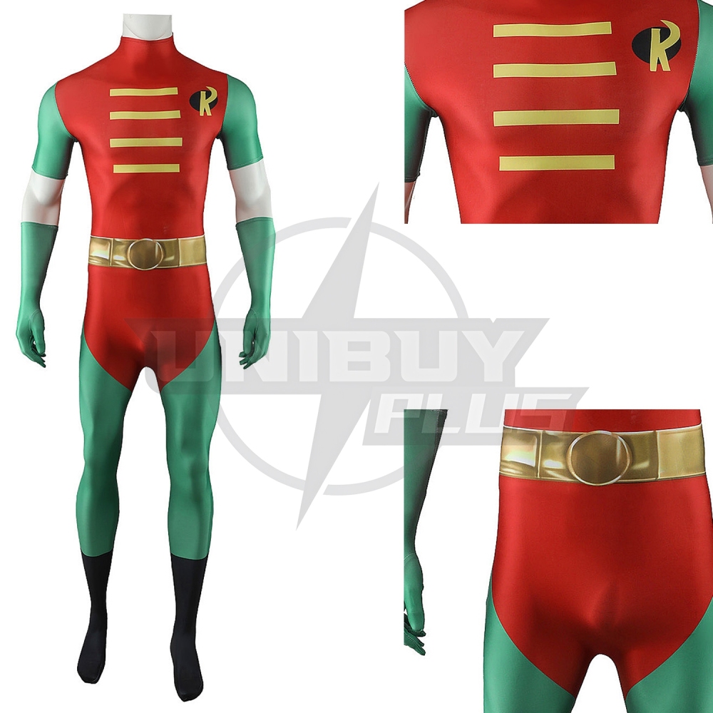 Robin Costume Cosplay Suit Bodysuit For Kids Adult Unibuyplus