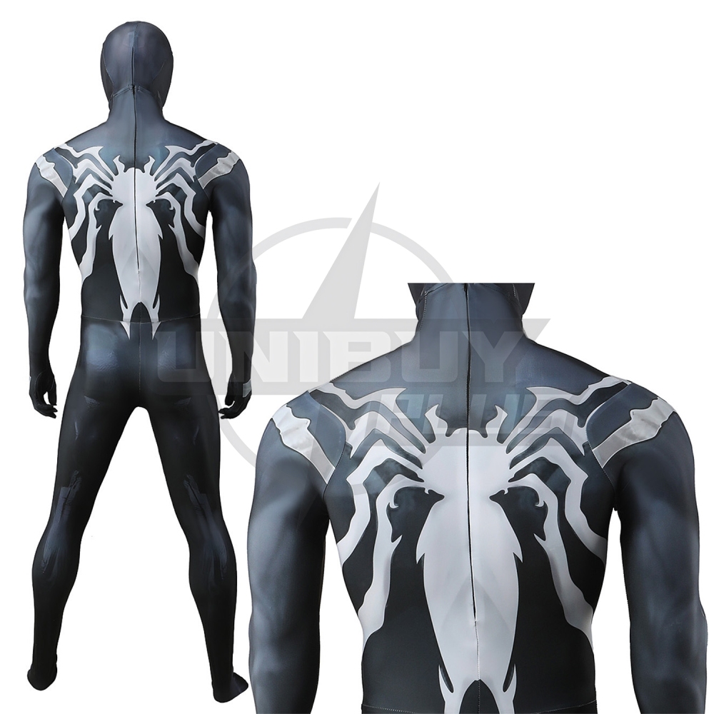Marvel Rivals Venom Costume Cosplay Suit Eddie Brock Bodysuit For Kids Adult Unibuyplus