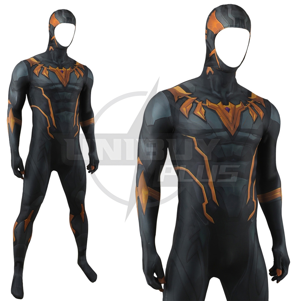 Marvel Rivals Black Panther Costume Cosplay Suit Bodysuit For Kids Adult Unibuyplus