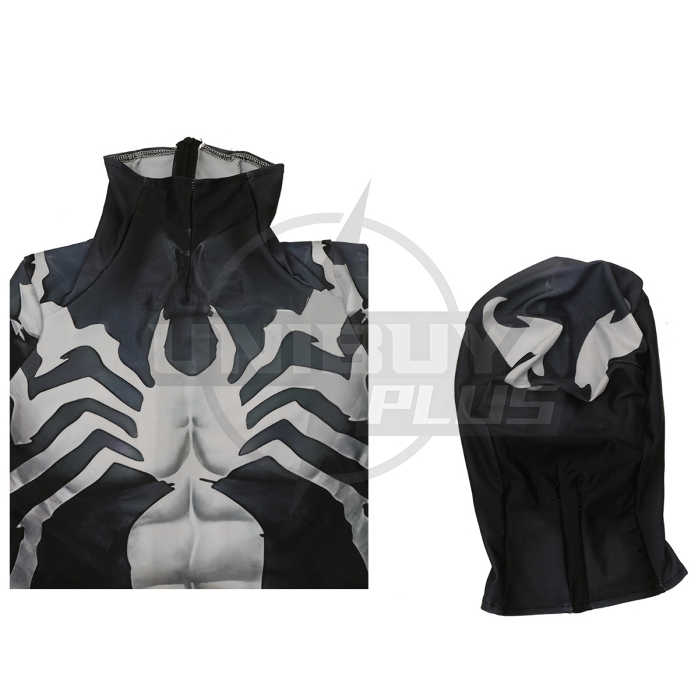 Marvel Rivals Venom Costume Cosplay Suit Eddie Brock Bodysuit For Kids Adult Unibuyplus