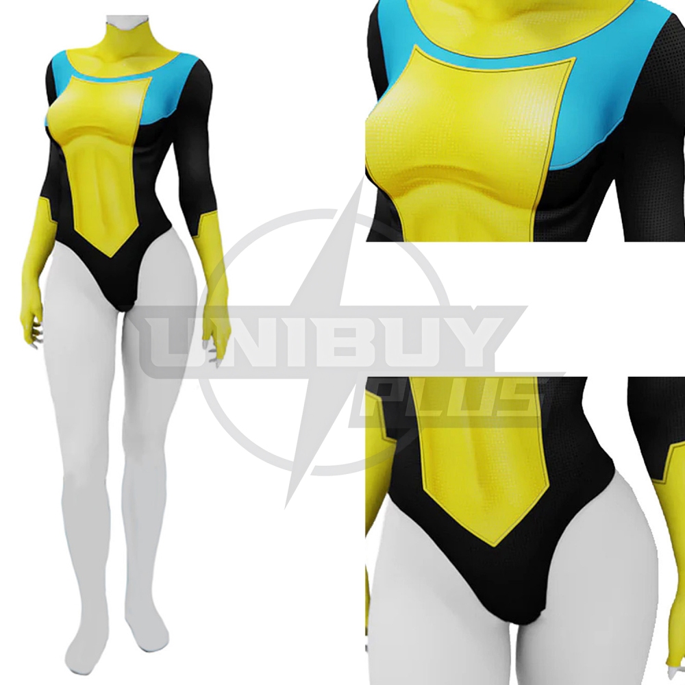 Invincible Female Costume Cosplay Suit Summer Ver. For Kids Adult Unibuyplus
