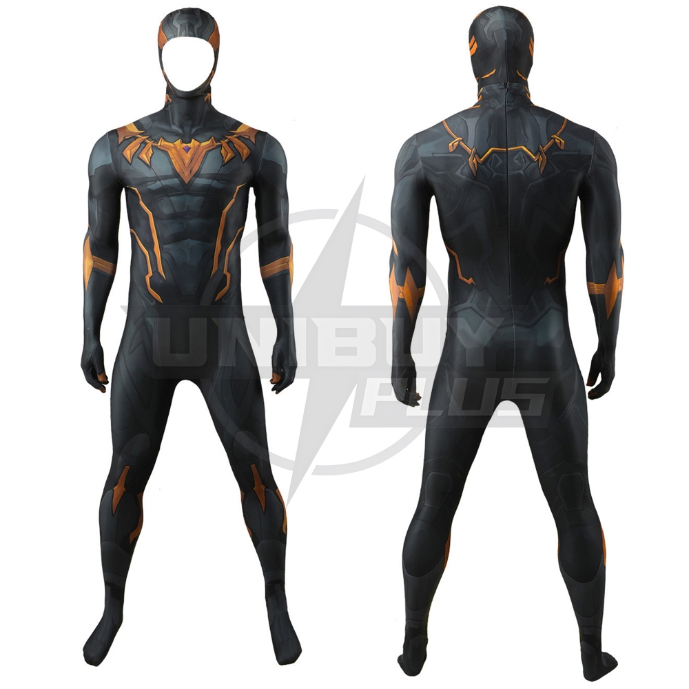 Marvel Rivals Black Panther Costume Cosplay Suit Bodysuit For Kids Adult Unibuyplus
