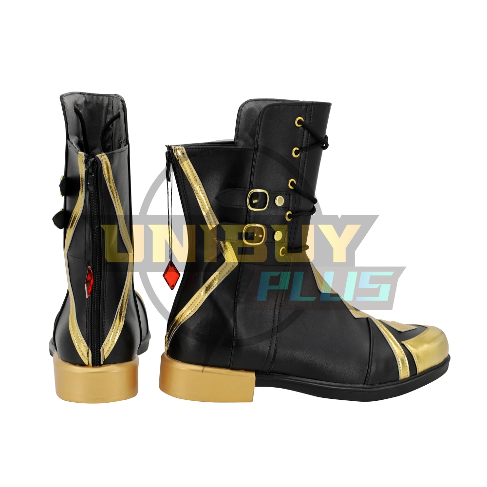 Genshin Impact Fatui Arlecchino Cosplay Shoes Women Boots Unibuyplus