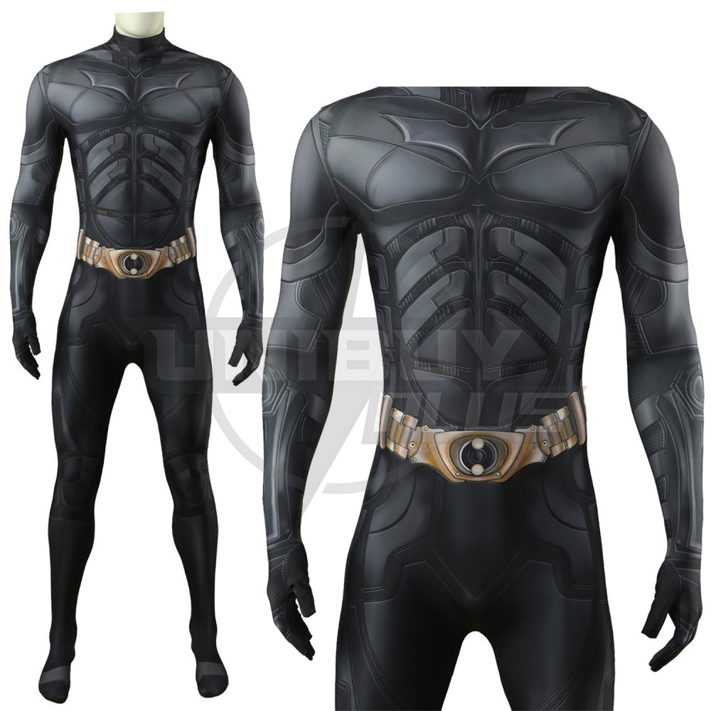 The Dark Knight Batman Costume Cosplay Suit Bruce Wayne Bodysuit For Kids Adult Unibuyplus