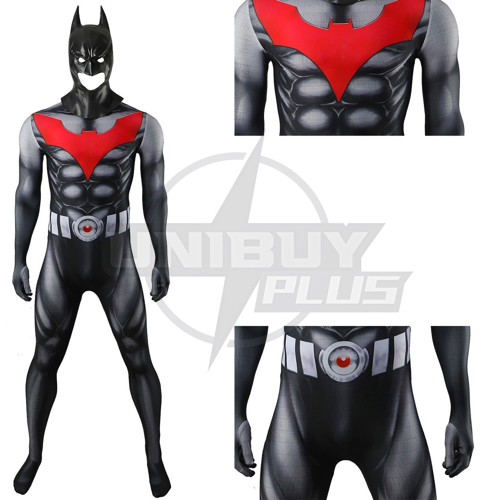 Batman Beyond Terry McGinnis Costume Cosplay Suit Bodysuit For Kids Adult Unibuyplus