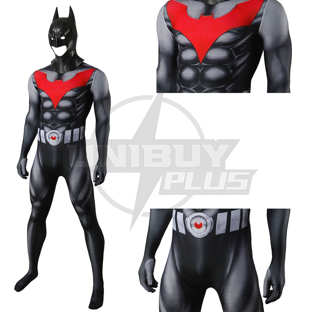 Batman Beyond Terry McGinnis Costume Cosplay Suit Bodysuit For Kids Adult Unibuyplus