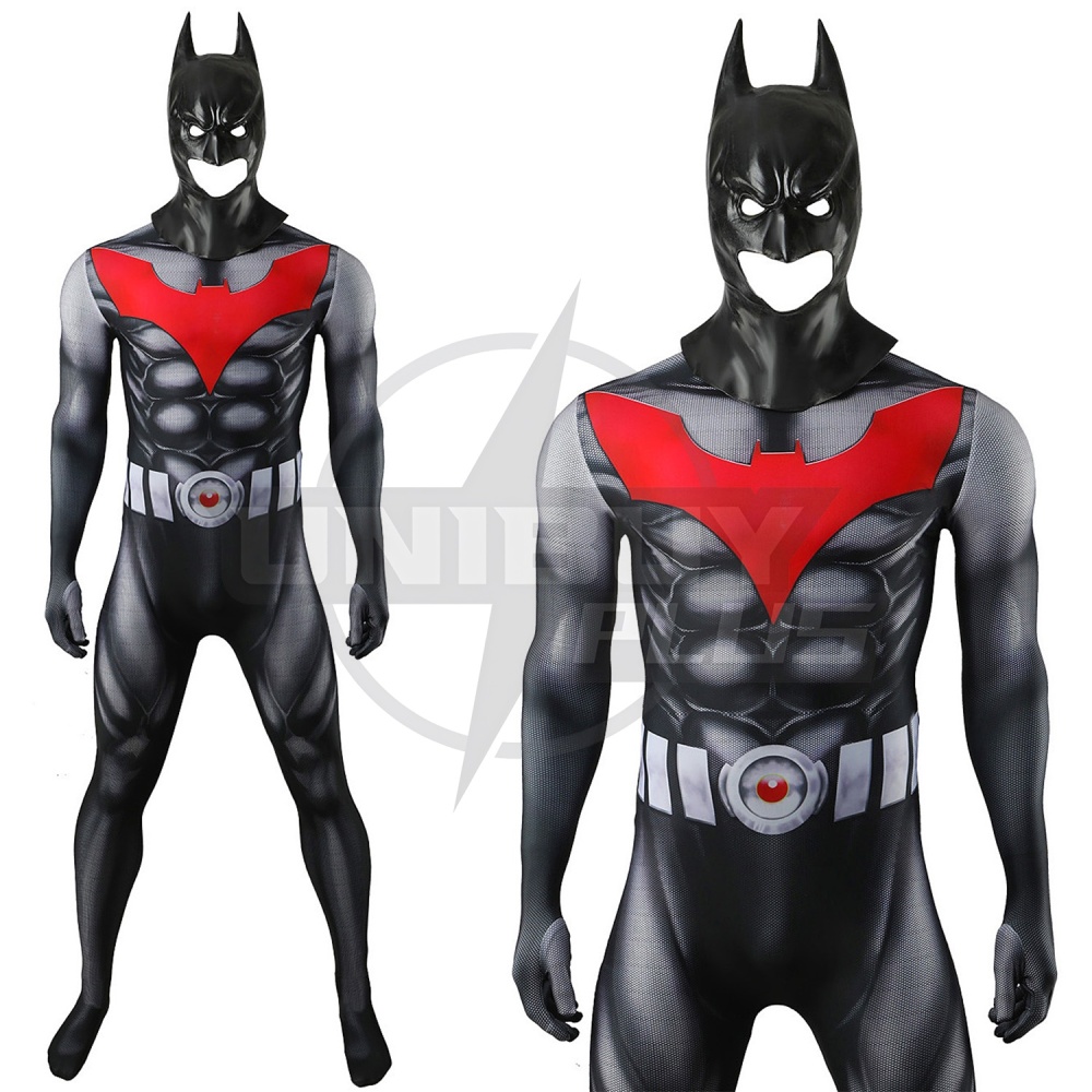 Batman Beyond Terry McGinnis Costume Cosplay Suit Bodysuit For Kids Adult Unibuyplus