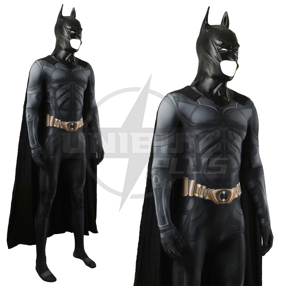 The Dark Knight Batman Costume Cosplay Suit Bruce Wayne Bodysuit For Kids Adult Unibuyplus