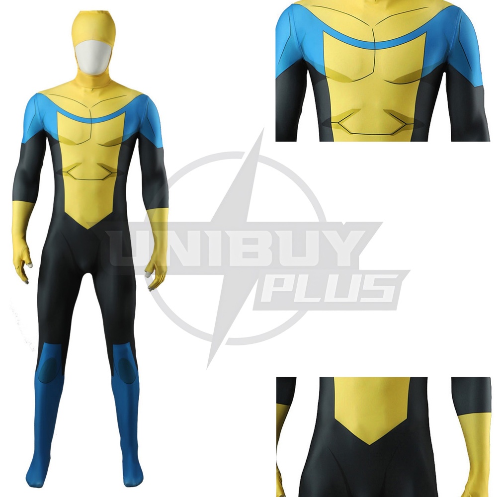 Invincible Mark Grayson Costume Cosplay Suit Bodysuit For Kids Adult Unibuyplus