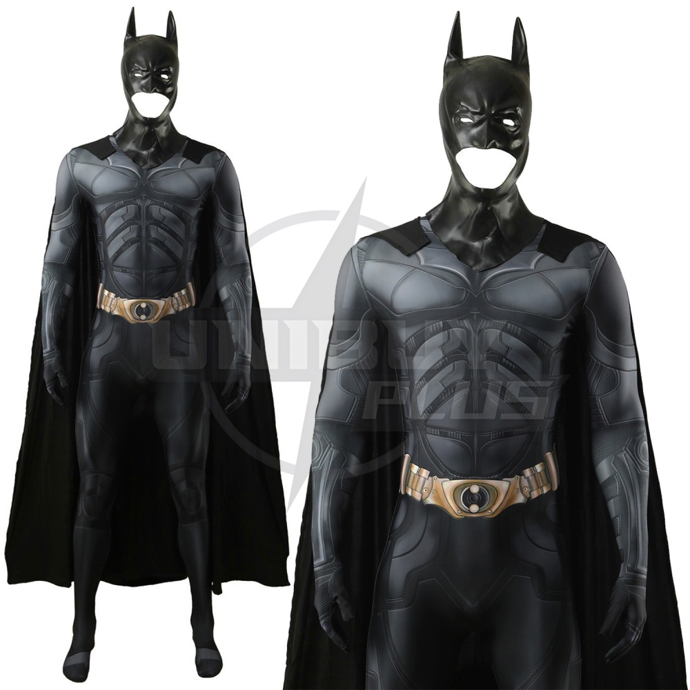 The Dark Knight Batman Costume Cosplay Suit Bruce Wayne Bodysuit For Kids Adult Unibuyplus