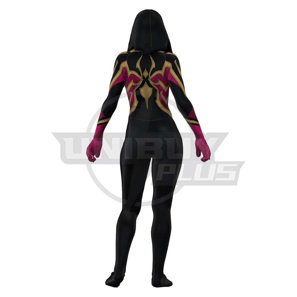 Spider-Man: Across the Spider-Verse Spider-Gwen Costume Cosplay Suit Gwen Stacy Bodysuit For Kids Adult Unibuyplus