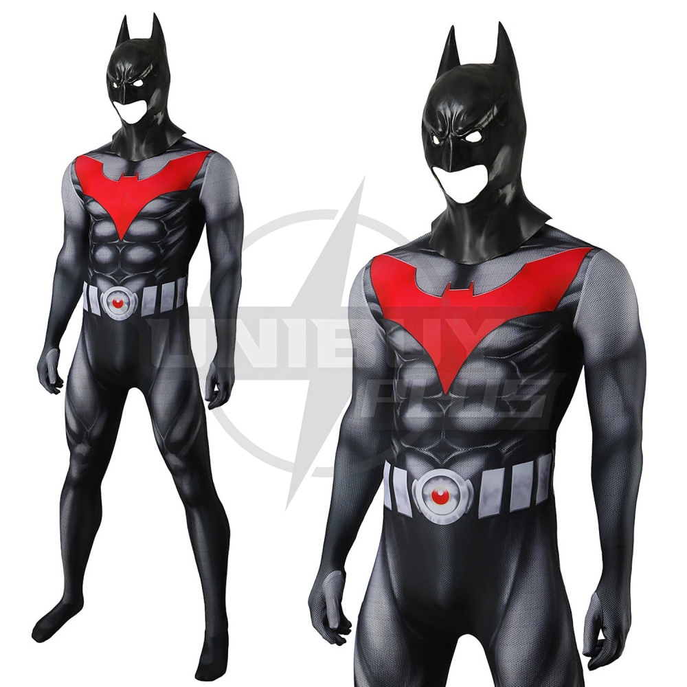 Batman Beyond Terry McGinnis Costume Cosplay Suit Bodysuit For Kids Adult Unibuyplus