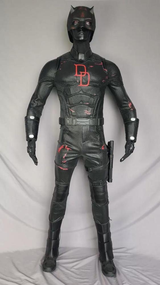 Daredevil: Born Again Season 2 Costume Cosplay Black Suit Matt Murdock Upgrade Ver. Unibuyplus