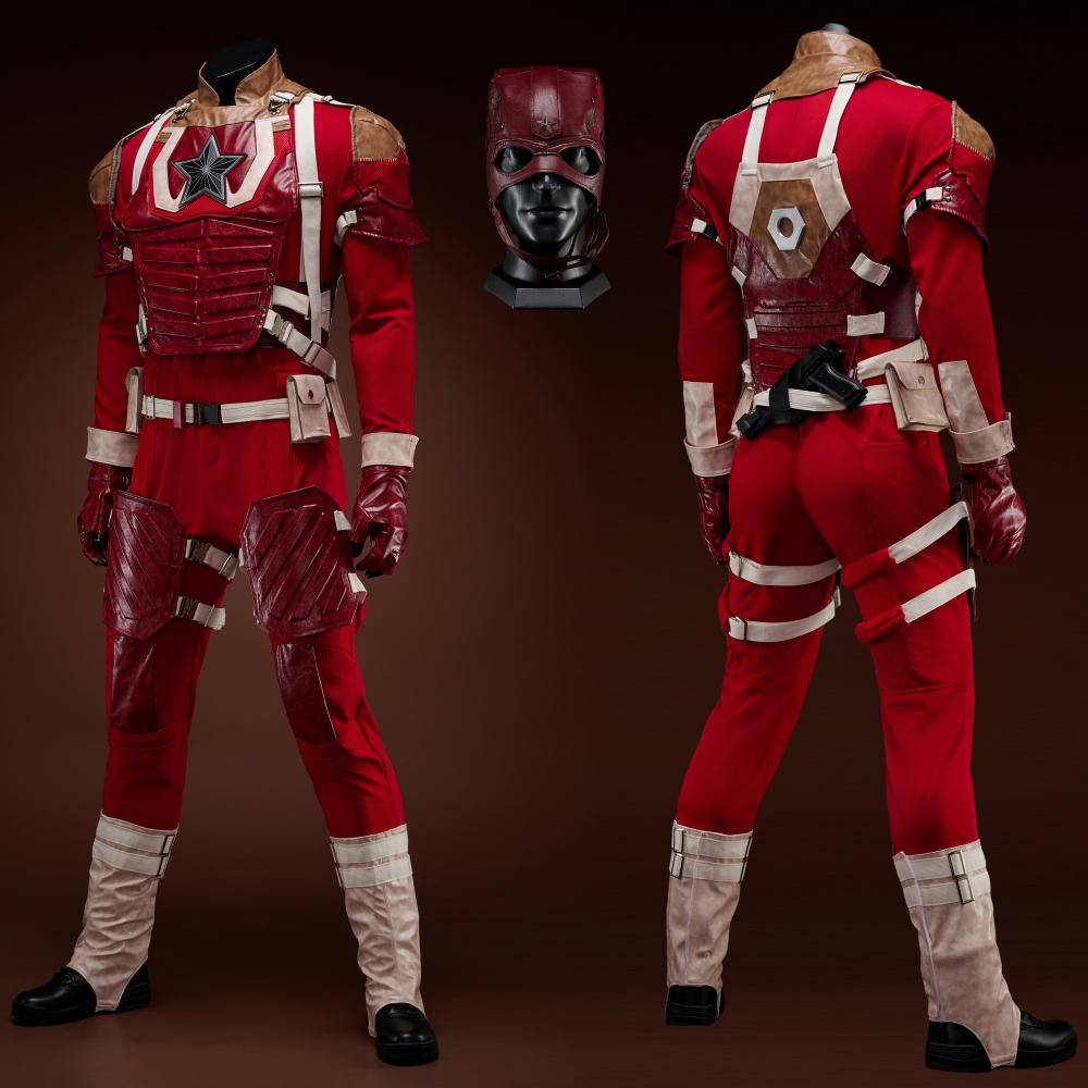 Thunderbolts Red Guardian Costume Cosplay Suit Alexei Shostakov Unibuyplus