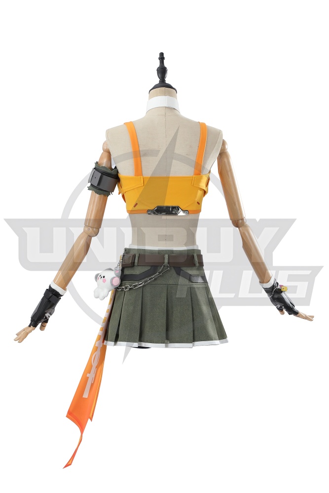 Overwatch LE SSERAFIM Kira Kira Mercy Costume Cosplay Suit Unibuyplus