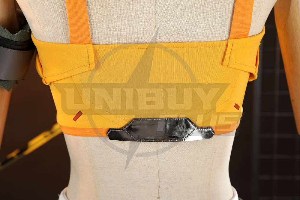 Overwatch LE SSERAFIM Kira Kira Mercy Costume Cosplay Suit Unibuyplus