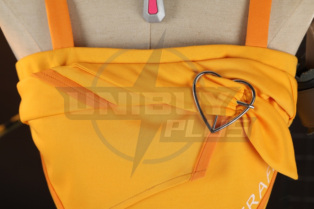 Overwatch LE SSERAFIM Kira Kira Mercy Costume Cosplay Suit Unibuyplus