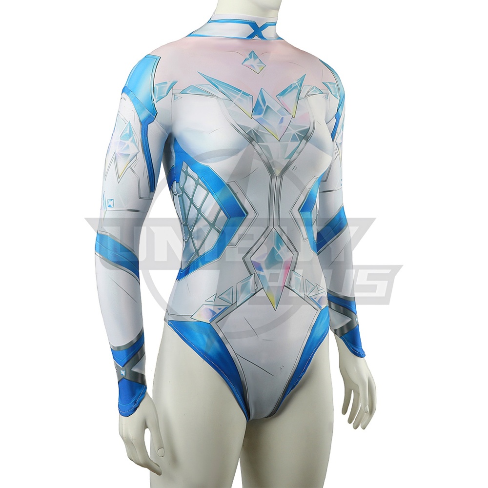 Marvel Rivals White Queen Costume Cosplay Suit Bodysuit Emma Frost For Kids Adult Unibuyplus
