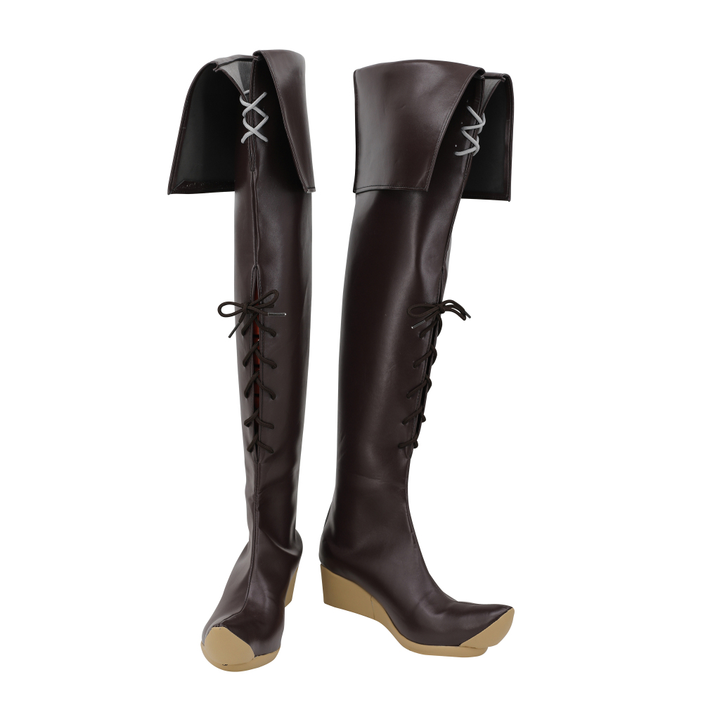 Final Fantasy XIV FF 14 Mide Hotgo Woman Shoes Cosplay Boots Unibuyplus