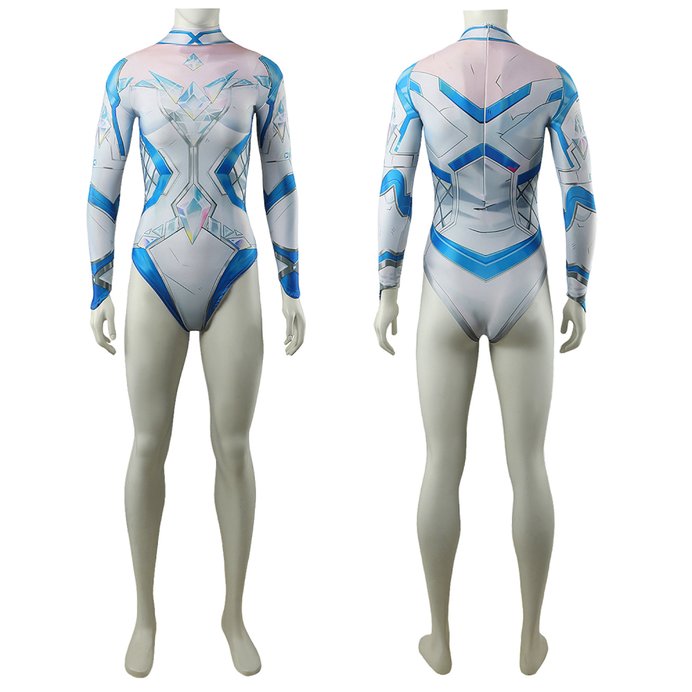 Marvel Rivals White Queen Costume Cosplay Suit Bodysuit Emma Frost For Kids Adult Unibuyplus