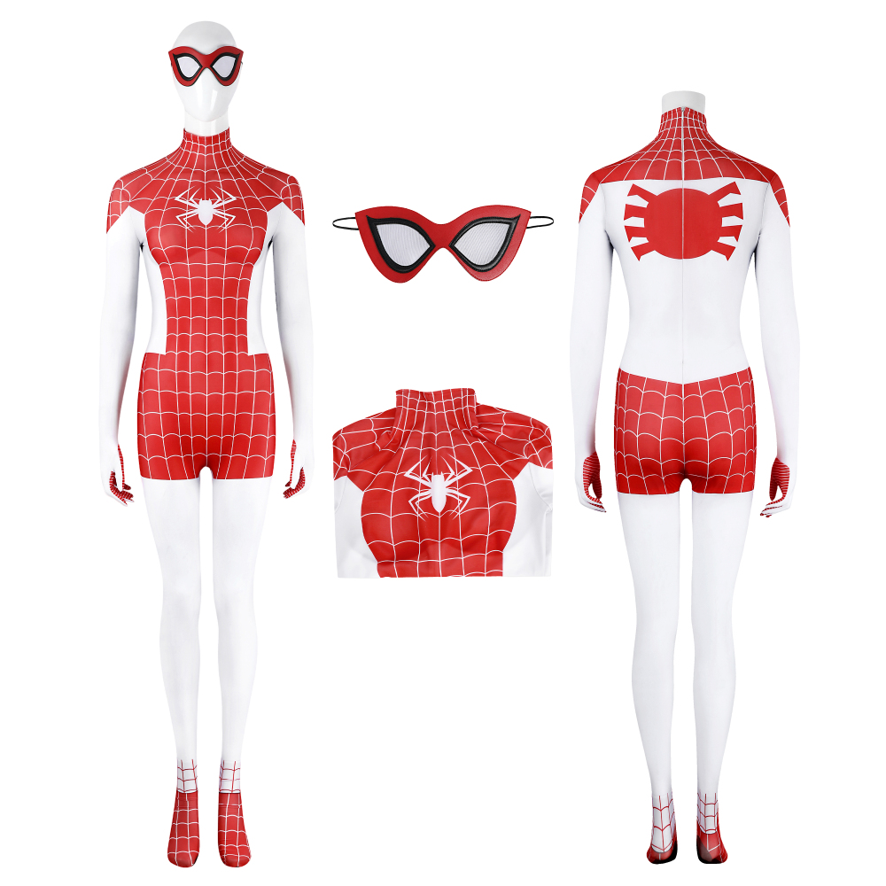 Spider-Man Earth-18119	Spinneret Bodysuit Costume Cosplay Suit Mary Jane Watson UnibuyPlus
