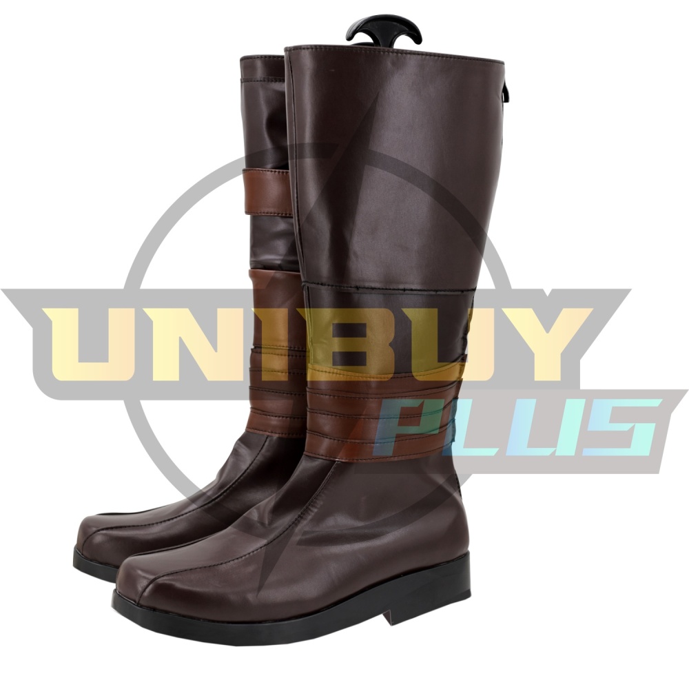Star Wars The Mandalorian Din Djarin Shoes Cosplay Men Boots Unibuyplus