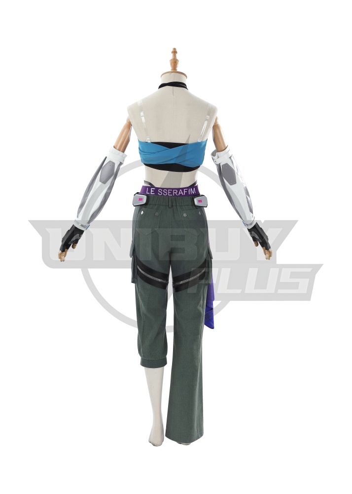 Overwatch 2 LE SSERAFIM D.Va Costume Cosplay Suit Unibuyplus