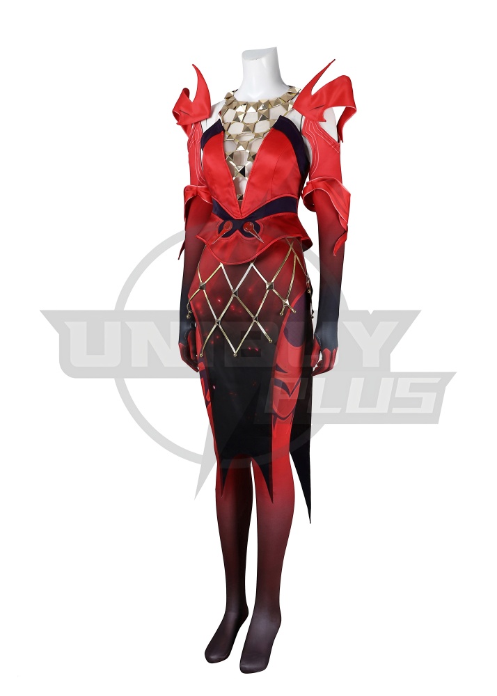 Marvel Rivals Scarlet Witch Emporium Matron Costume Cosplay Suit Unibuyplus
